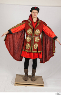 Photos Medieval Knight in cloth armor 4 17th century Historical clothing a poses whole body 0001.jpg